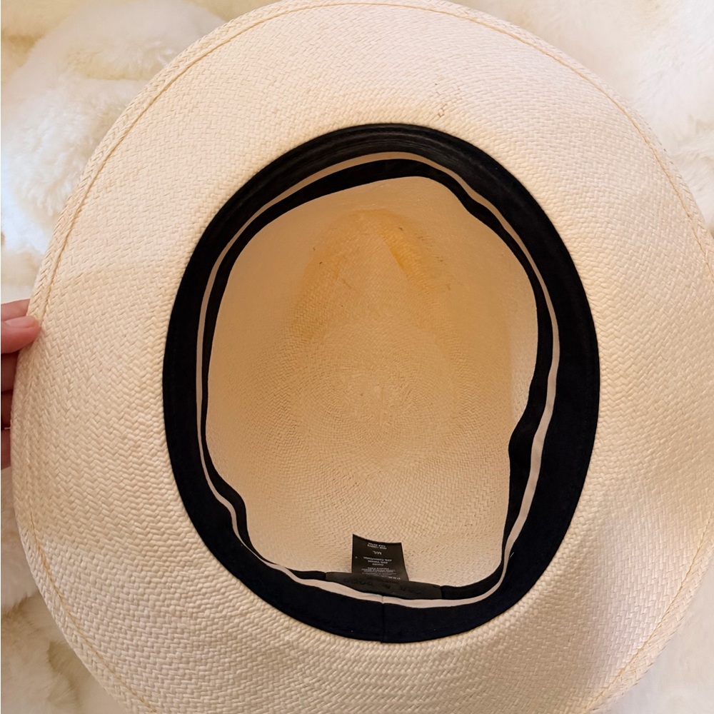 rag & bone Cream and Black Women's Hat NWOT - Picture 8 of 11
